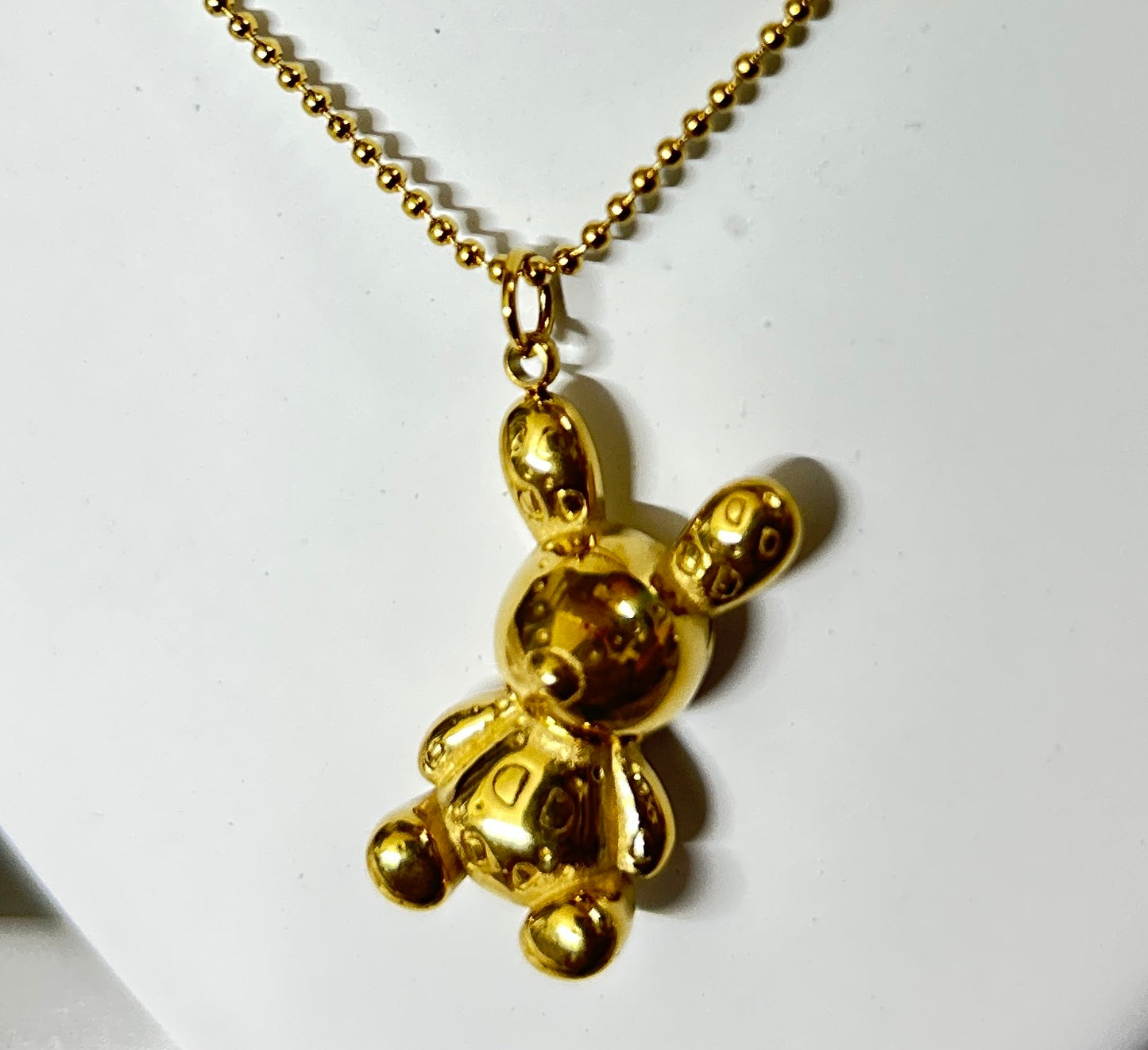 Adorable Bunny Pendant Neckla