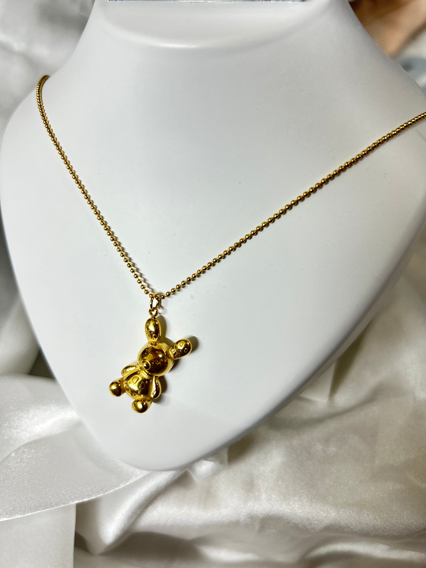 Adorable Bunny Pendant Neckla