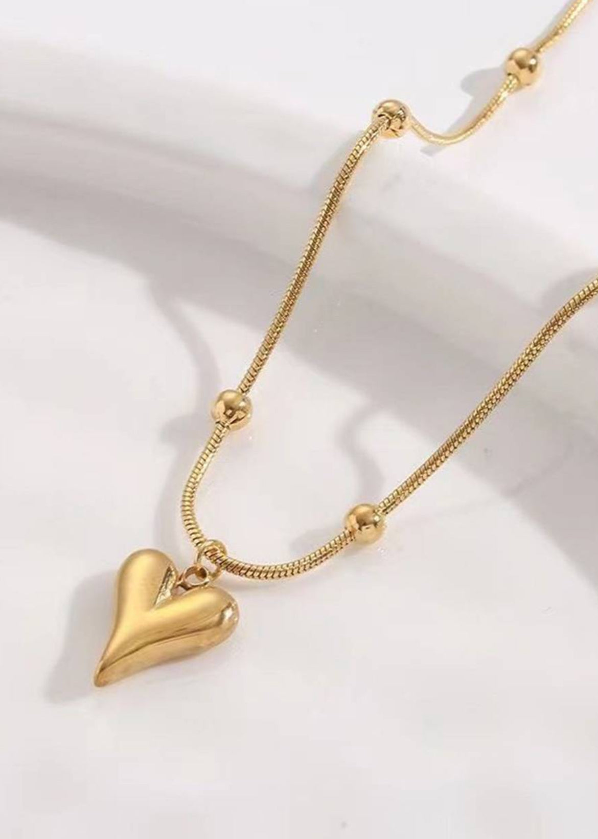 Gold-toned bohemian necklace