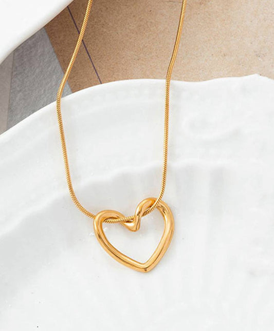 Gold-plated quirky pendant chains